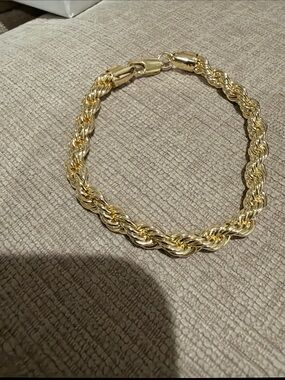 Gold Rope Chain Bracelet - Women's Fashion Bracelet